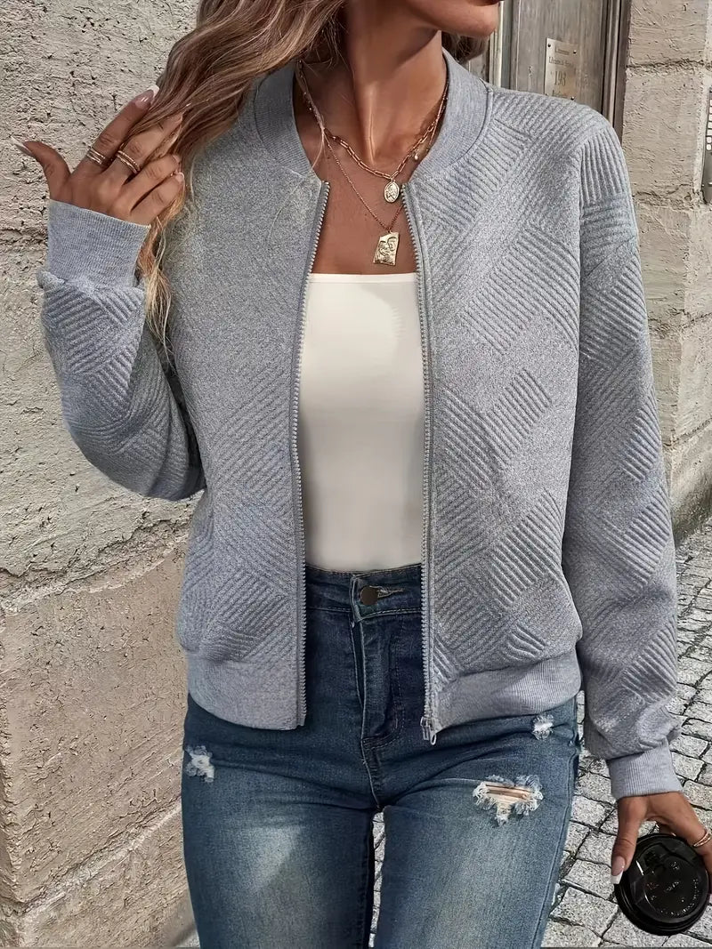LIVIA™ | Veste printanière élégante avec fermeture éclair pour un look frais