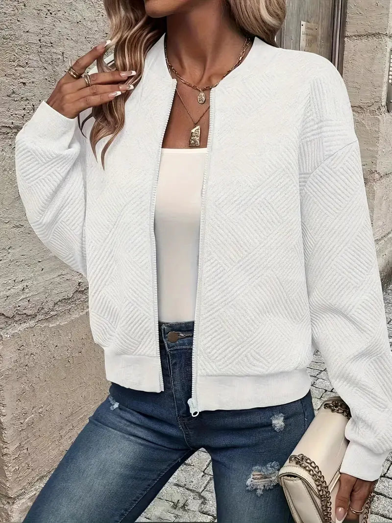 LIVIA™ | Veste printanière élégante avec fermeture éclair pour un look frais