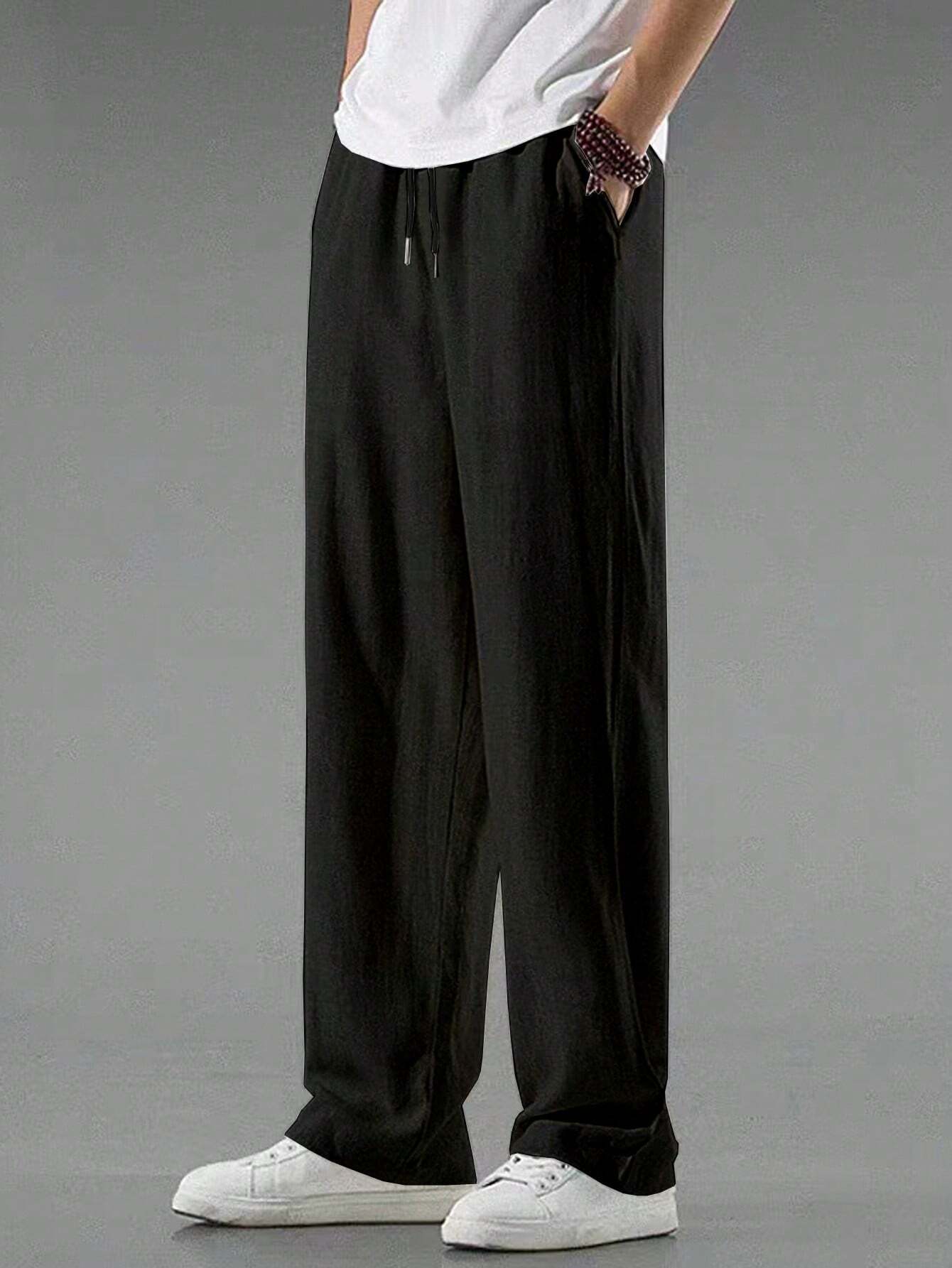 Pantalon Relax Fit Noir