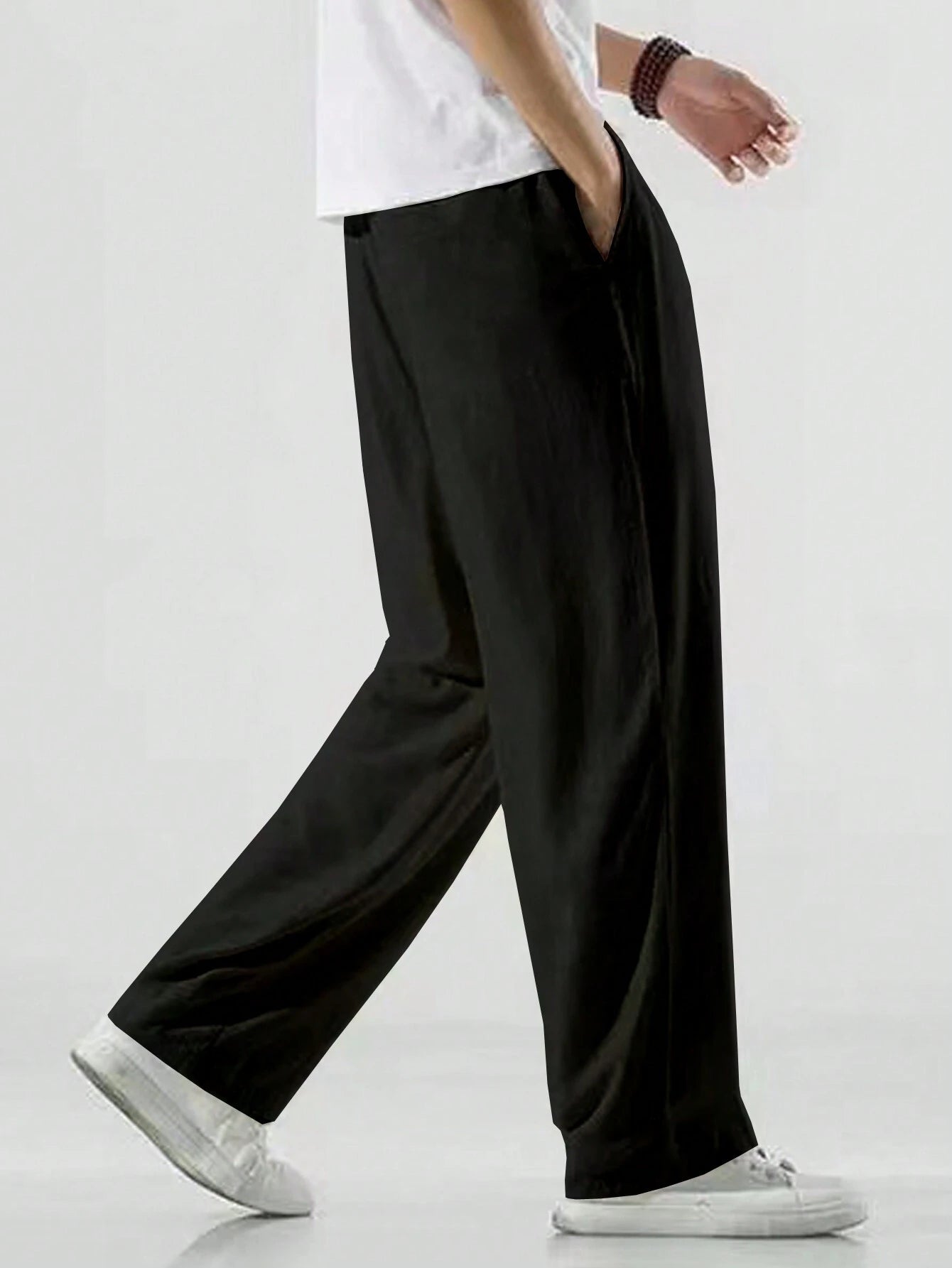 Pantalon Relax Fit Noir
