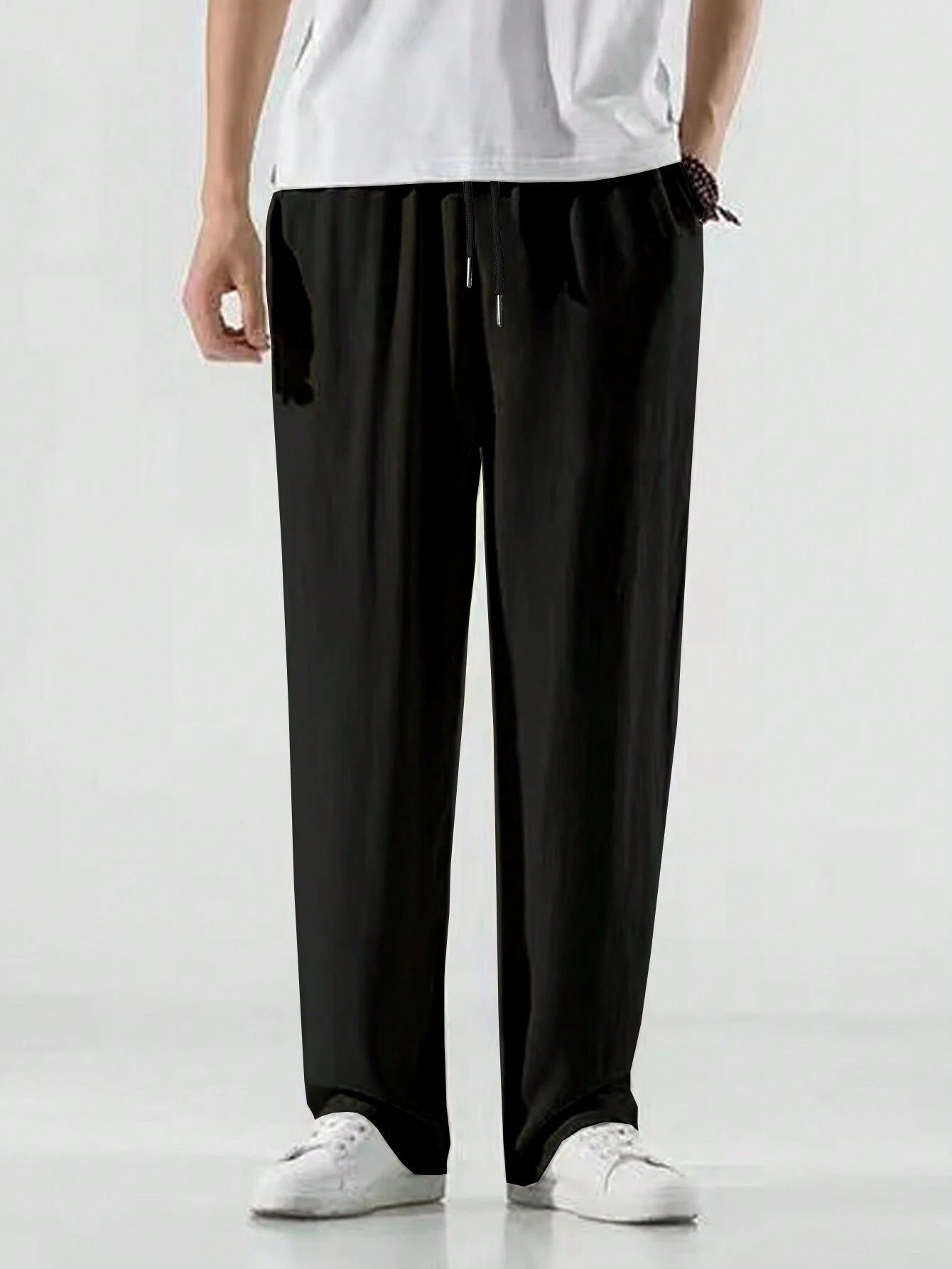 Pantalon Relax Fit Noir