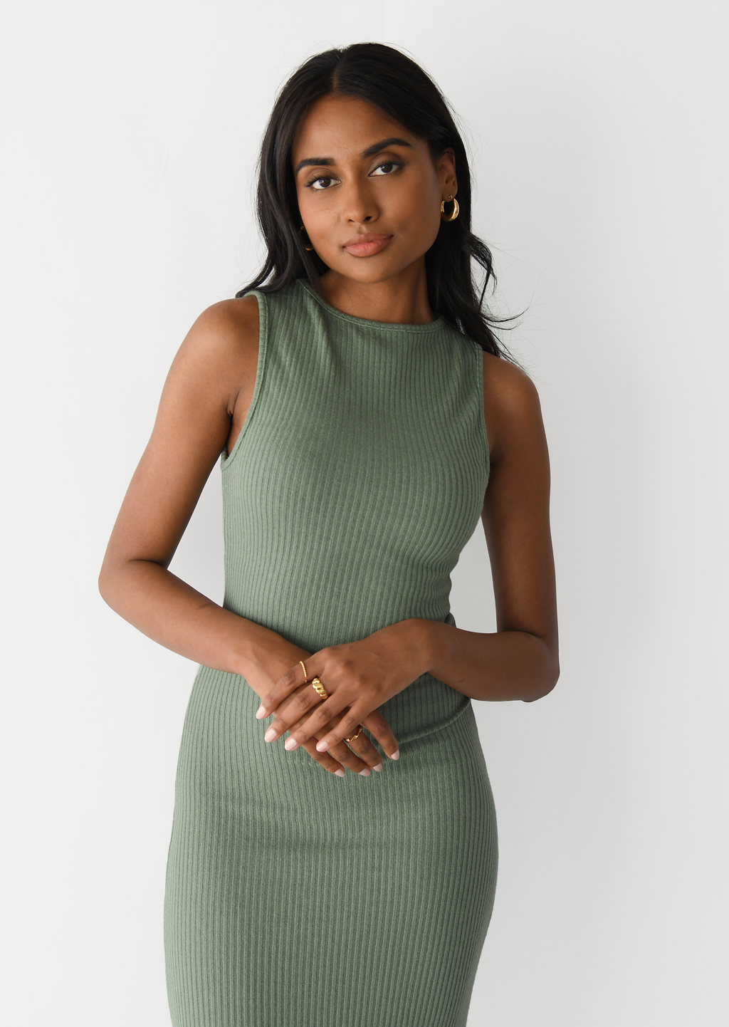 Robe moulante à rayures pour un look tendance et élégant