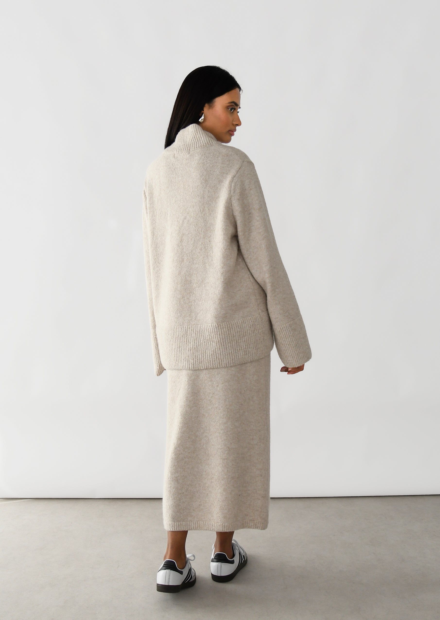 Jupe en tricot confortable pour un style sans effort