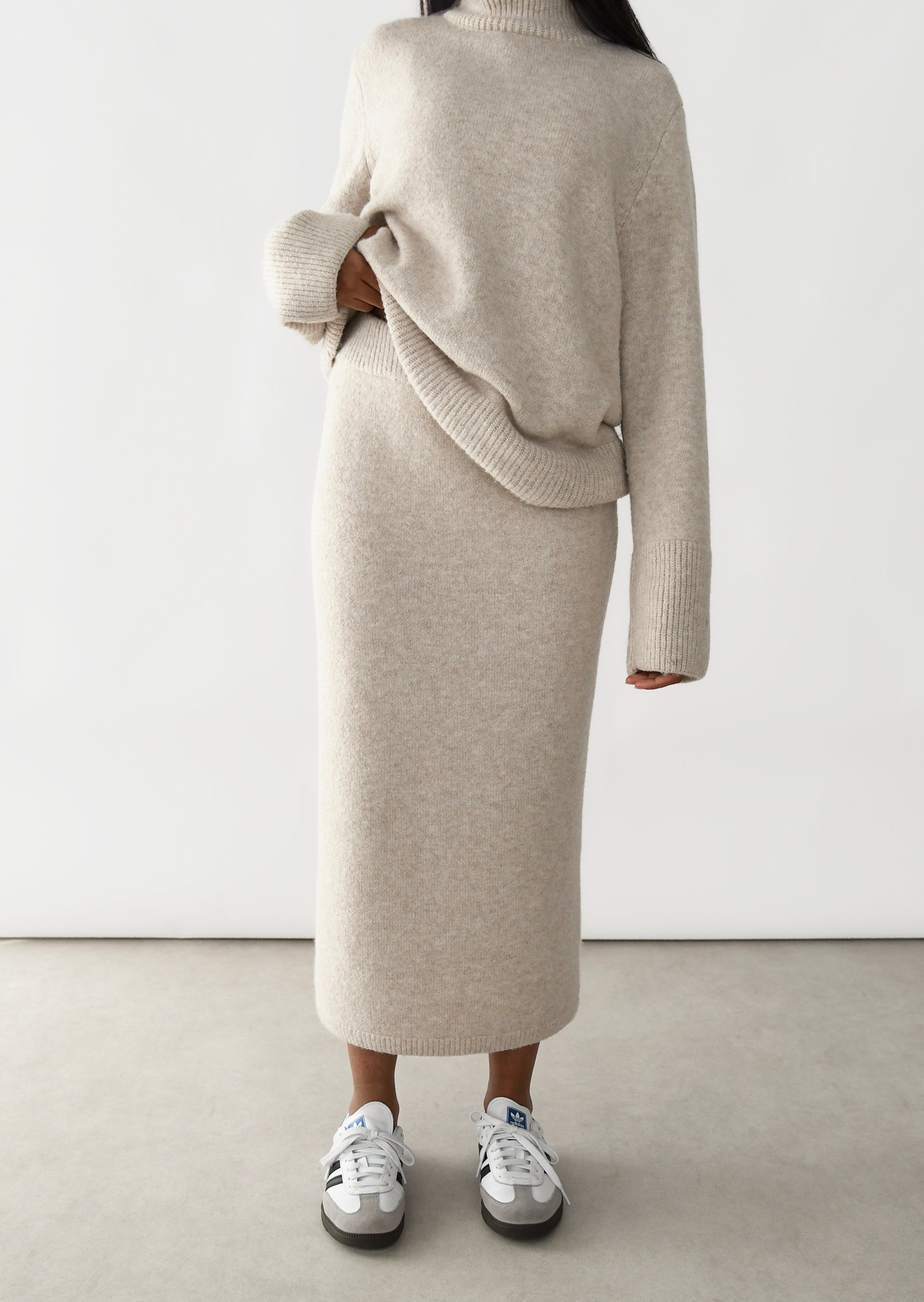Jupe en tricot confortable pour un style sans effort