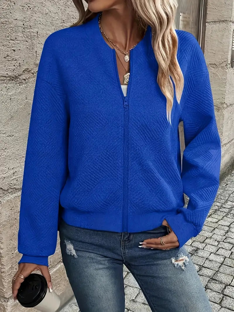 LIVIA™ | Veste printanière élégante avec fermeture éclair pour un look frais