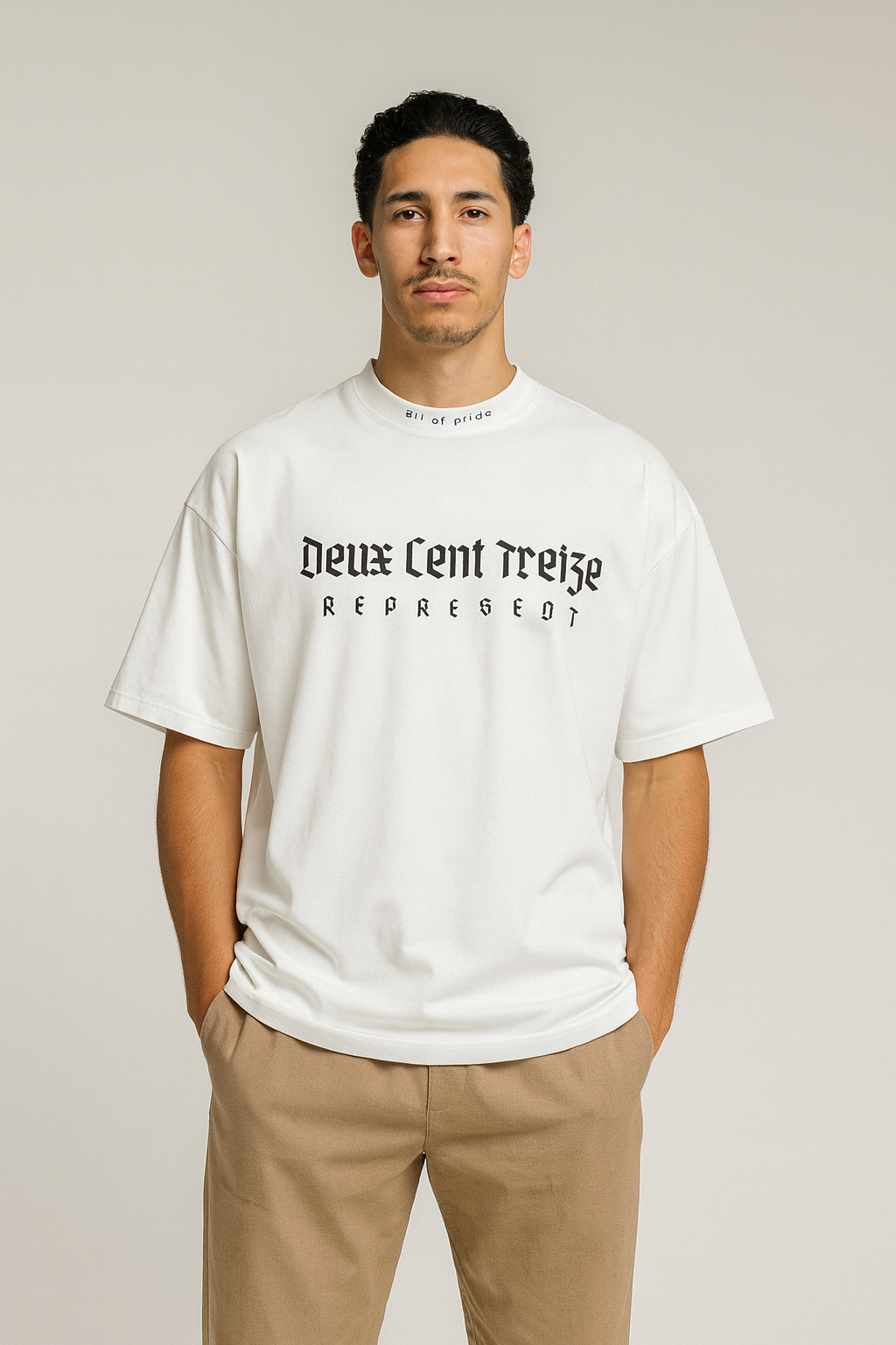 Deux Cent Treize T-shirt Wit