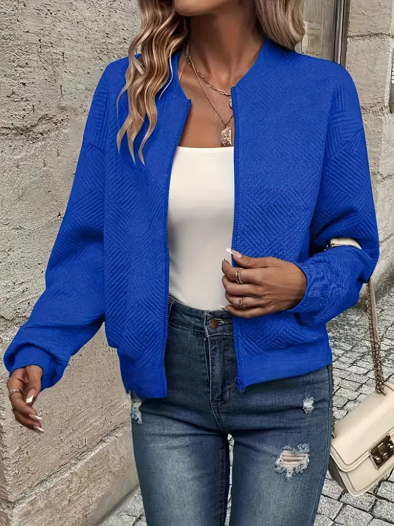 LIVIA™ | Veste printanière élégante avec fermeture éclair pour un look frais