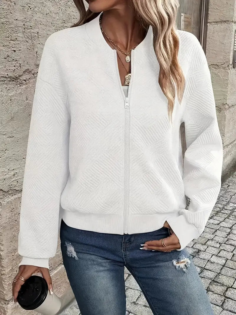 LIVIA™ | Veste printanière élégante avec fermeture éclair pour un look frais
