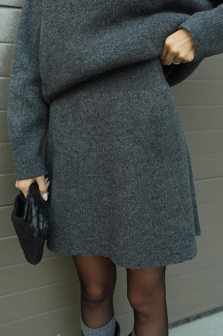 Ensemble tricoté tendance et élégant