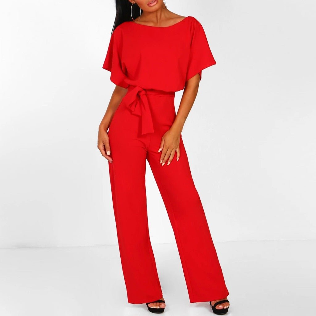 Cassandra™ | Salopette élégante avec ceinture et jambes larges tendance pour un look tendance