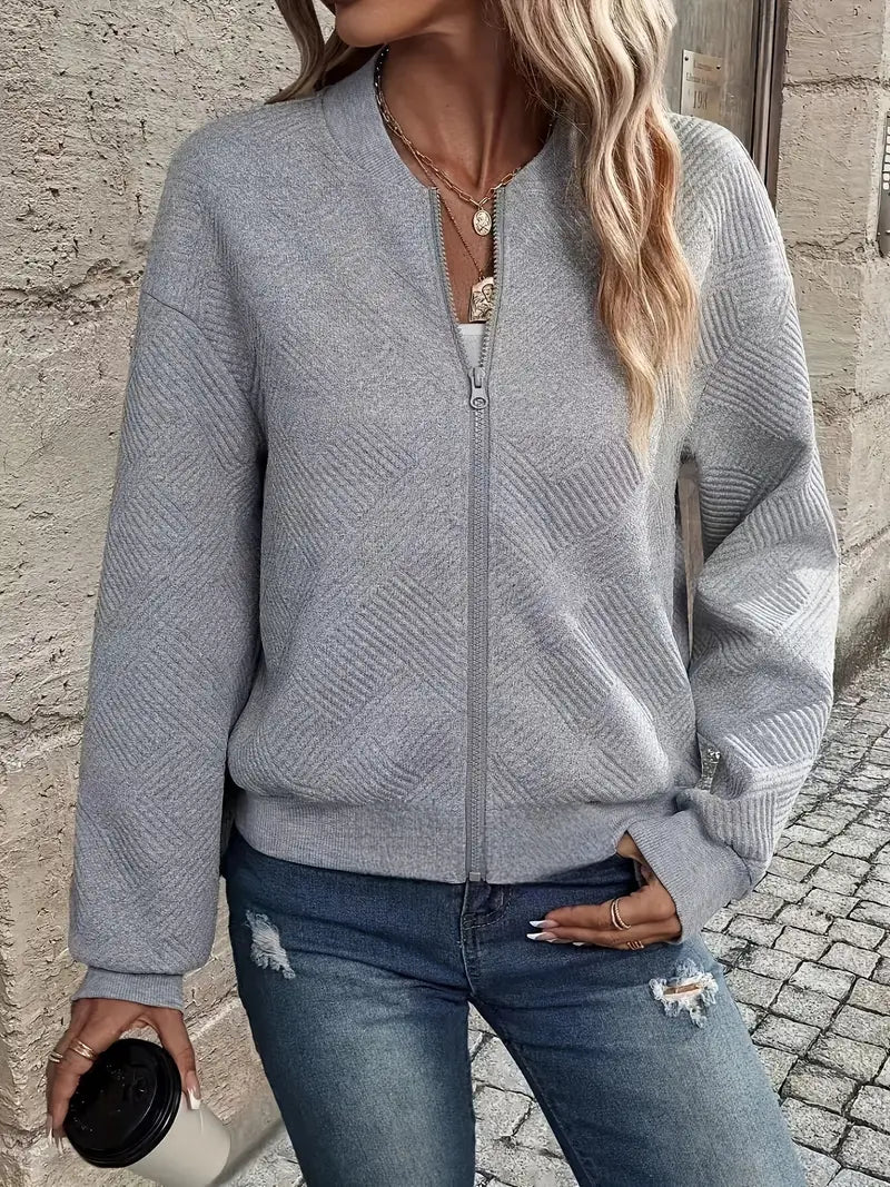 LIVIA™ | Veste printanière élégante avec fermeture éclair pour un look frais