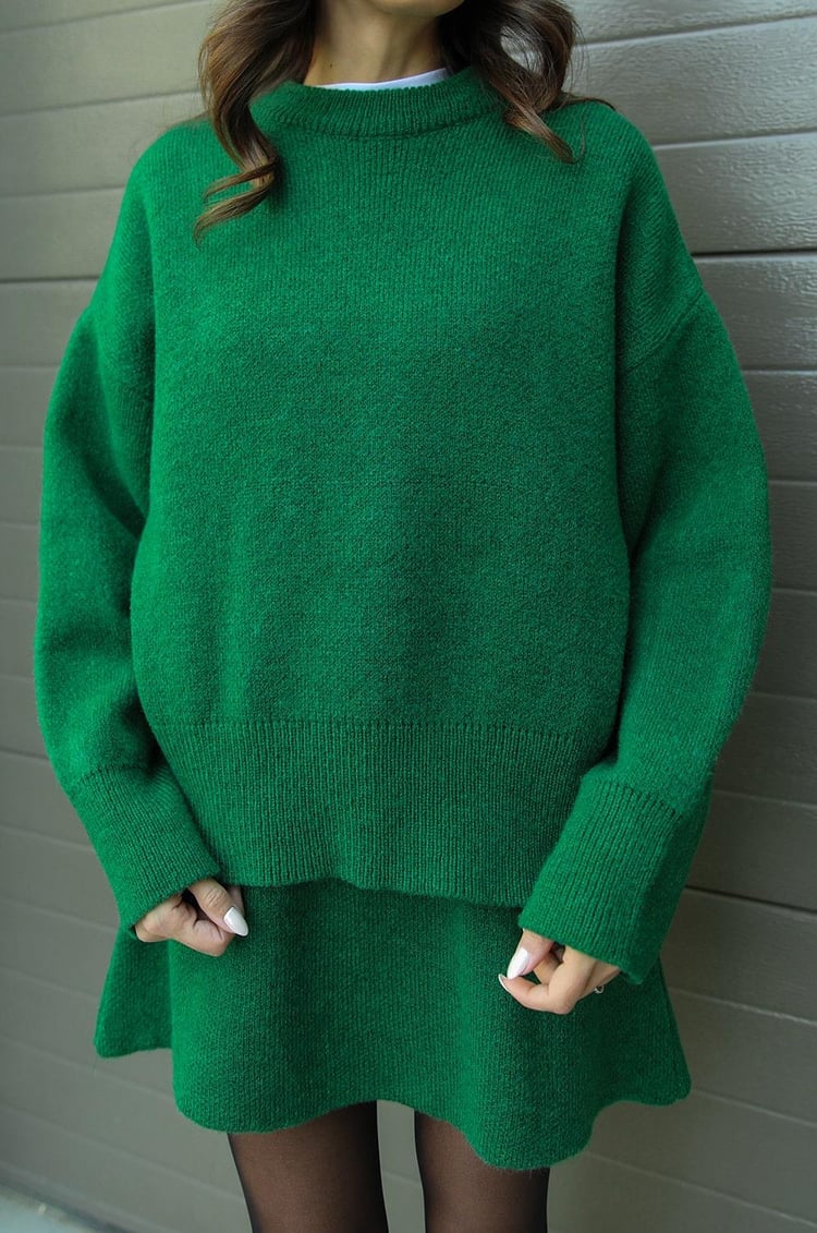 Ensemble tricoté tendance et élégant
