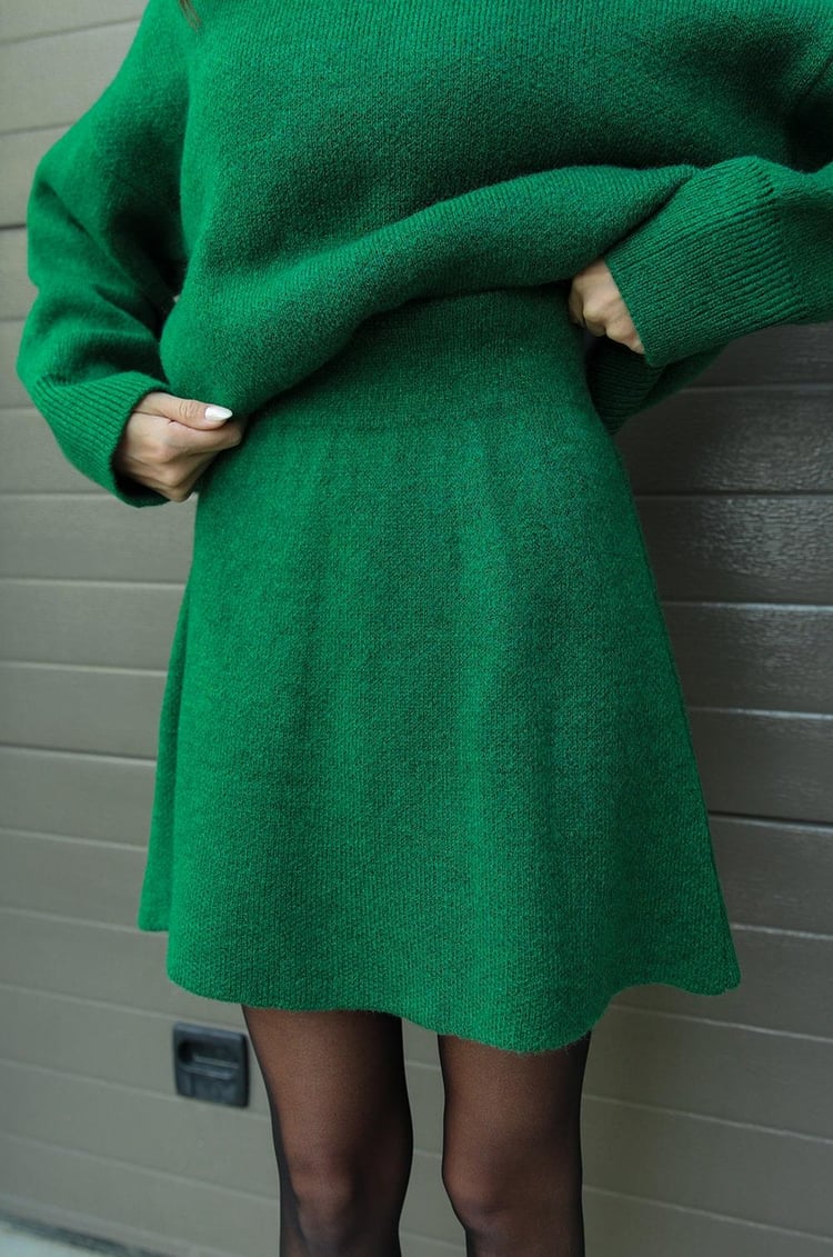 Ensemble tricoté tendance et élégant